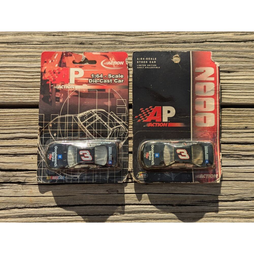 AP Action Dale Earnhardt #3 Diecast Goodwrench 1/64 Car Lot of 2